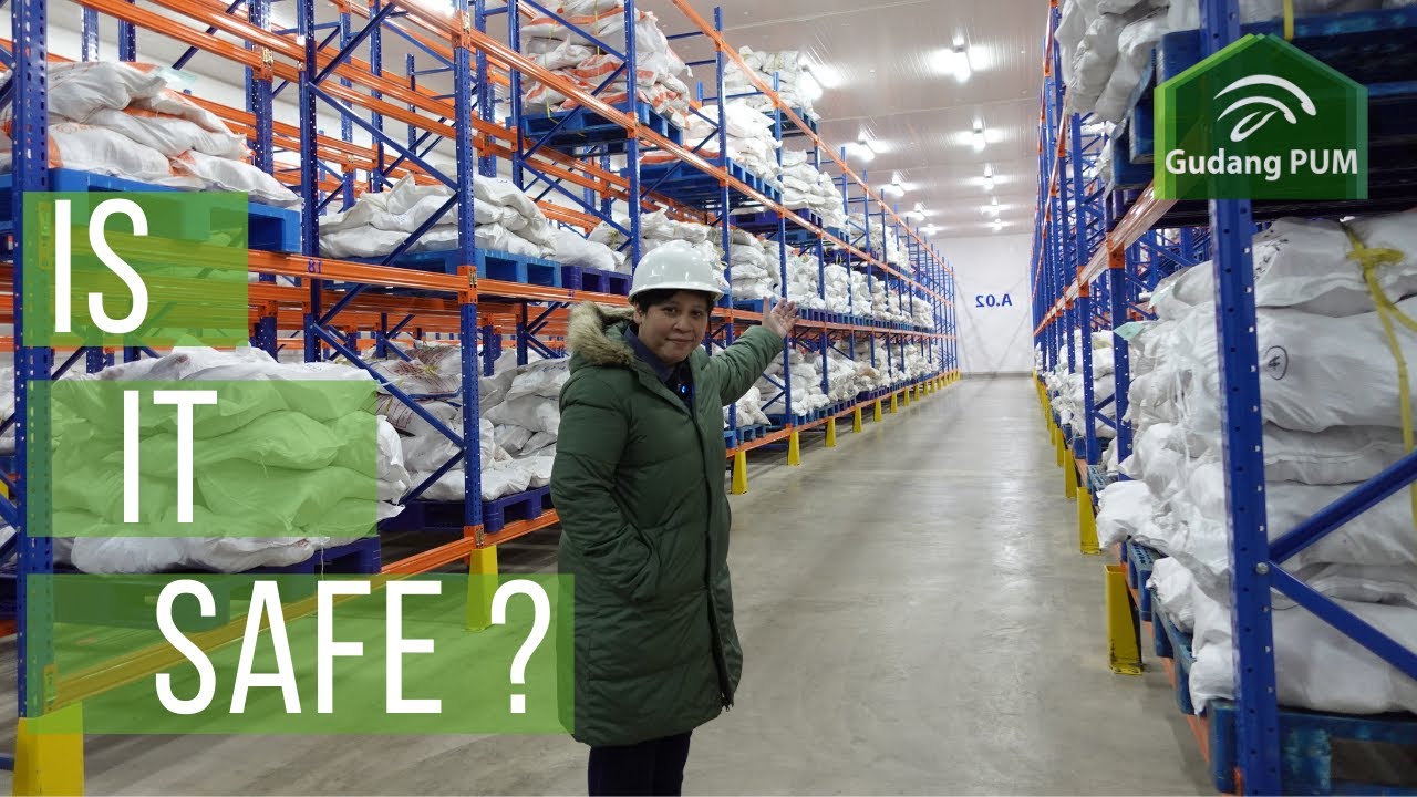 Safely put goods in cold storage rack ?